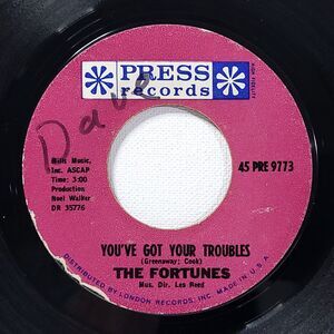 The Fortunes 45 You've Got Your Troubles / I've Gotta Go on Press G+ Rock
